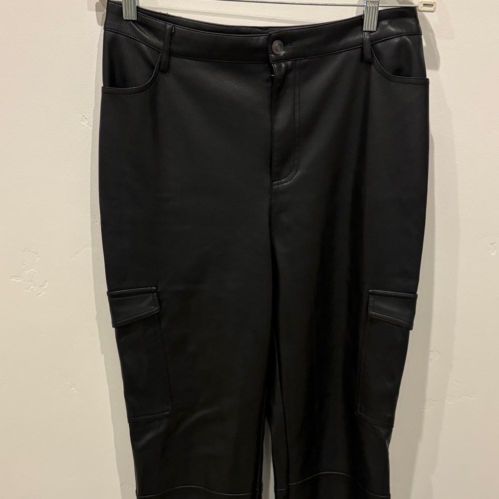 Black Cargo Pants - Picture 2 of 5